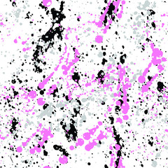 Fototapeta premium Paint splashes texture seamless pattern