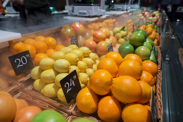 citrus in the store