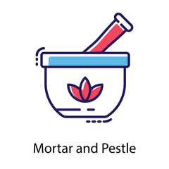 Pestle Mortar Vector