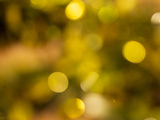 Christmas light background. Holiday glowing backdrop. Defocused Background. Blurred Bokeh.