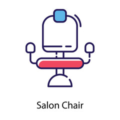 Salon Chair Vector 