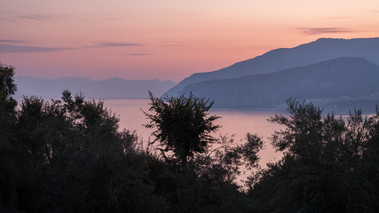 Gulf of Naples, early morning.