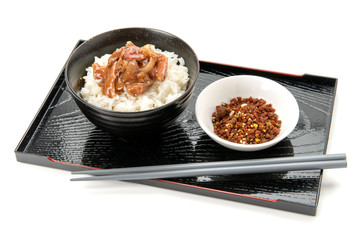 牛肉の大和煮とそぼろふりかけ