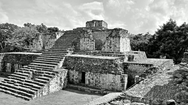 Ruinas Mayas de Ek Balam, Yucatan, M&eacute;xico, time lapse