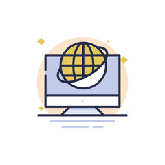 Worldwide Vector Icon