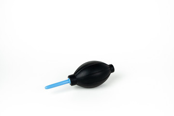 Air blower isolated on white background. Close up shot.
