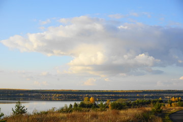 Altdöbener See bei Pritzen, Tagebaurestloch, Brandenburg, Deutschland