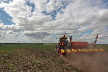 Ukraine, tractor seed drill hybrids seeds