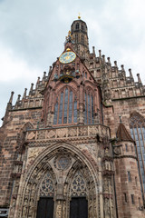 Church Frauenkirche in the city Nuremberg, Bavaria, Germany