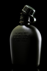 Military supplies. Water bottle.