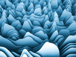 Obraz premium Blue 3D Background
