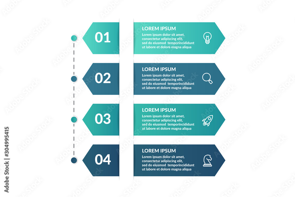 Wall mural step or process infographic template design . infographic concept for presentations, banner, workflow layout, process diagram, flow chart and how it work