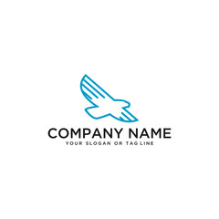 bird logo design vector
