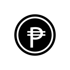 Obraz premium PHILIPPINE banking currency symbol, peso vector icon template