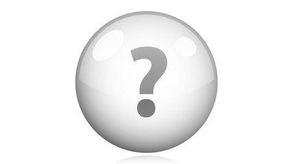 Question mark button vector design