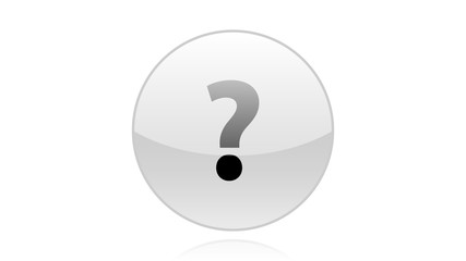 Question mark button vector design
