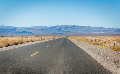 Panorama de la Vallée de la Mort en Californie