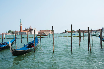 Fototapeta na wymiar Venice/Italy - November 2019. Venice flow. Water catastrophe. Sea level increase. Global warming 