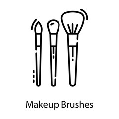 Makeup Brushes Vector 