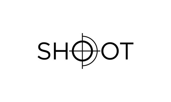 Shooting Target For The Logo Design Concept