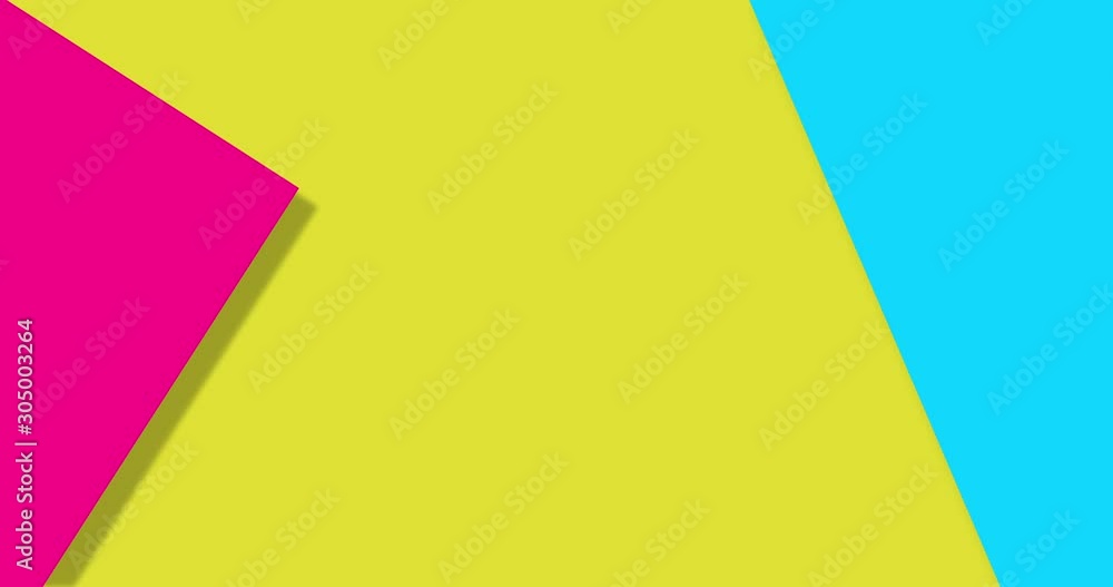 Aufkleber flat design multicolored and simple geometric backgrounds. colorful minimalism with animated geometr