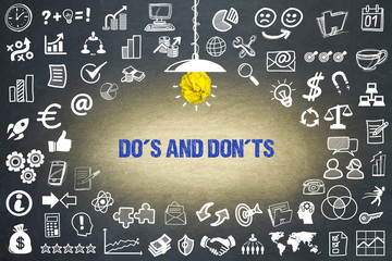 Do´s and don´ts