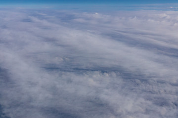 Fototapeta na wymiar 飛行機からの雲海#15