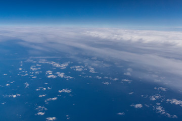 Fototapeta na wymiar 飛行機からの雲海#19
