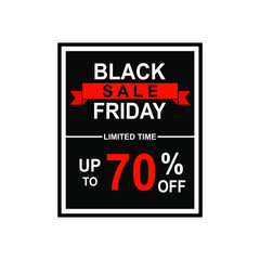 Black Friday Banner Template Vector