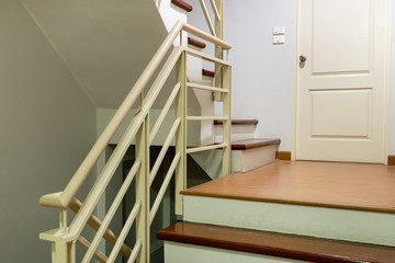 Stairway to the upper room of the house