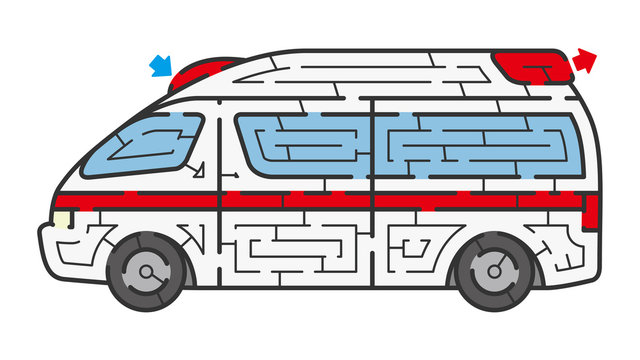 救急車の迷路