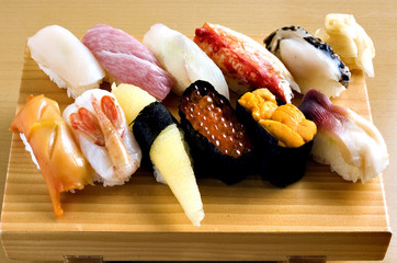 美味しい日本の寿司料理