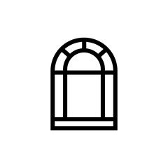 window icon vector trendy flat design