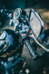 Obraz na płótnie Canvas motorcycle on a motorcycle
