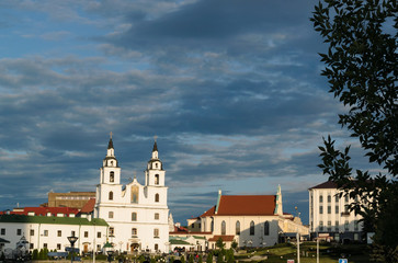 Obraz premium Cathedral of the Descent of the Holy Spirit city Minsk Belarus