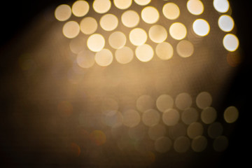 Sparkle illuminating the circle shape © yongyut