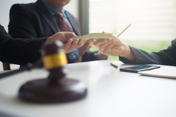 Lawyers or legal counsel receive wages from businessmen.