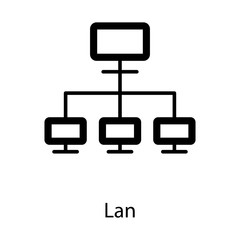  LAN Network Vector 