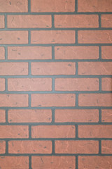 Texture of red brick for backgrounds