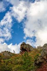 石見城跡　竜嵓山　ruin of castle