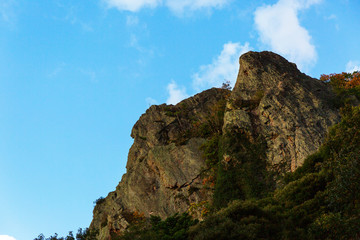 石見城跡　竜嵓山　ruin of castle