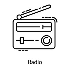  Radio Set Vector 
