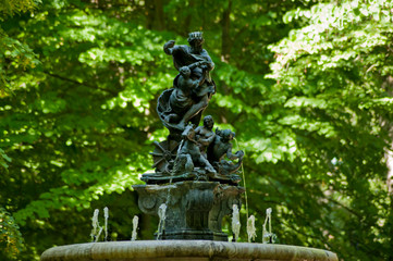 Detalle fuente de Neptuno