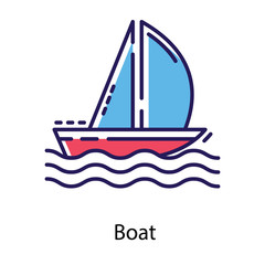  Water Boat Vector