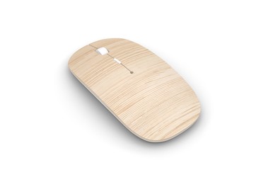 Blank promotional computer mouse for promotional branding. 3d render illustration.