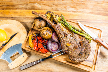 アメリカン ステーキ　 American Wild Tomahawk Beef Steak