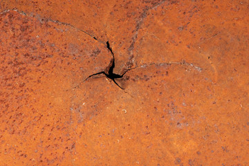 Steel colored rusty Stained metal wall texture pattern.