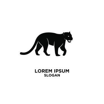 leopard logo icon design vector illustration