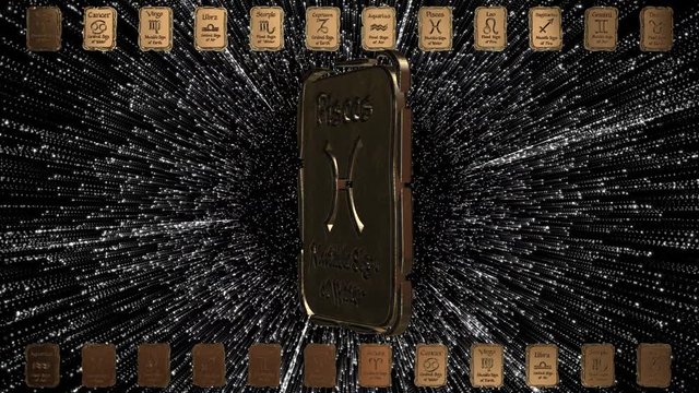 Beautiful 3D  Horoscope Gold Background, Virgo, Taurus, Sagittarius, Scorpio, Pisces, Libra, Leo, Gemini, Cancer, Capricorn, Aries, Aquarius    