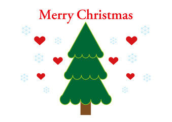クリスマスツリー ハート1